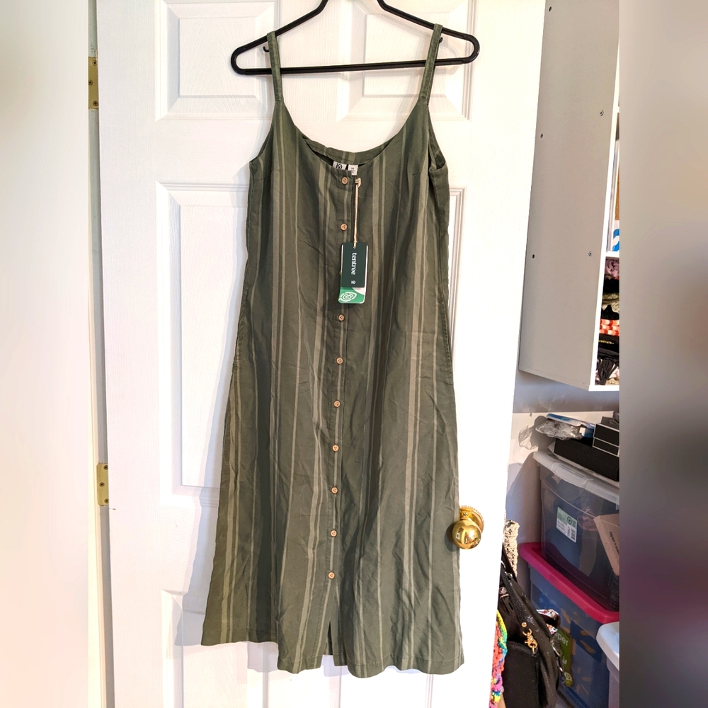 TenTree NWT Sundance Button-Down Dress 💚 - Picture 3 of 9